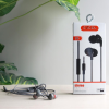 Excel E16 Wired Earphones in white with 10mm drivers and 3.5mm connector for high-quality sound.