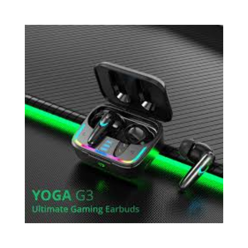 Riversong Yoga G3 earbuds with RGB breathing lamp, Quad Mic ENC, and 35-hour playback.