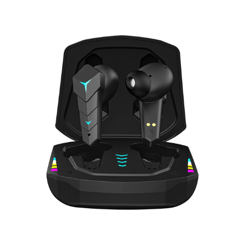 TAGG Rogue 200GT earbuds with Game Mode, BassX, 4 ENC microphones, and RGB light effects.