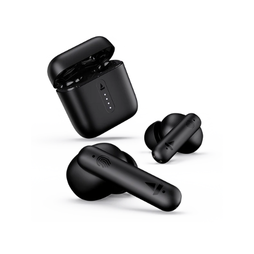 boAt Airdopes 141 wireless earbuds with 42 hours playback, 8mm drivers, ENx™ Technology, and IPX4 water resistance.