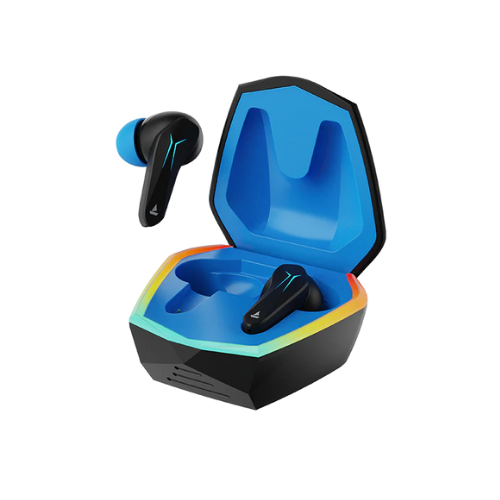 boAt Immortal 121 Bluetooth gaming earbuds with BEAST™️ Mode, 40ms low latency, ASAP™️ charge, and 40 hours playback.